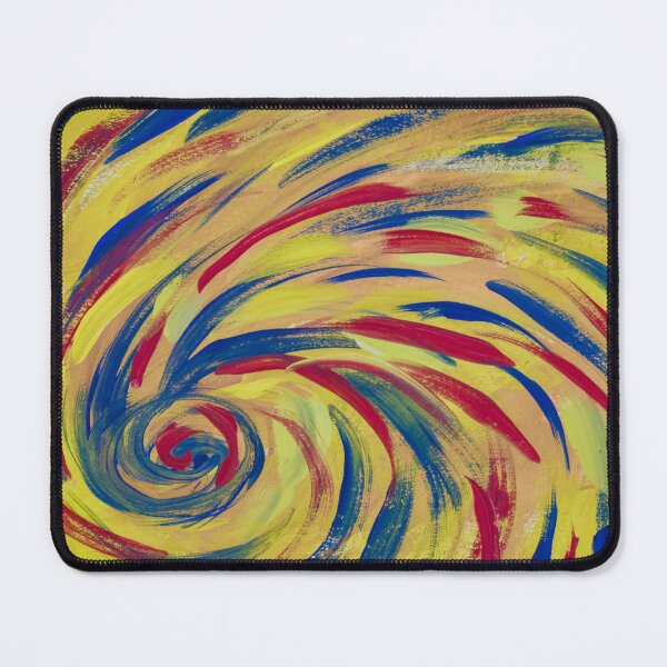 Item preview, Great Red, Yellow, Blue Abstract Spiral designed and sold by UhhRaddish.