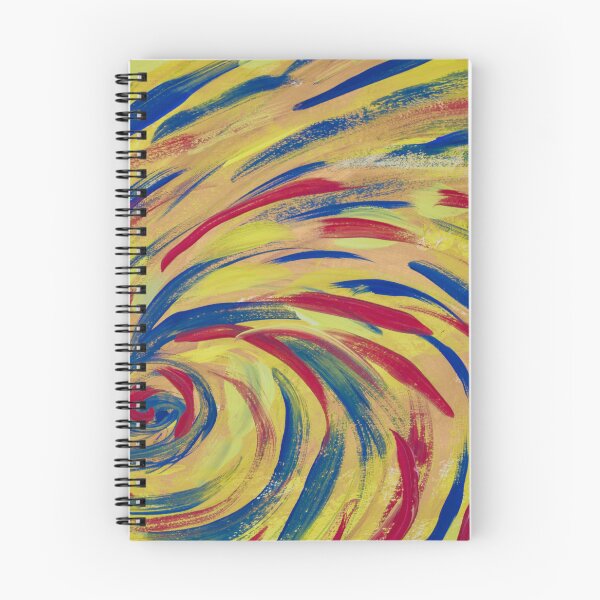 Item preview, Great Red, Yellow, Blue Abstract Spiral designed and sold by UhhRaddish.