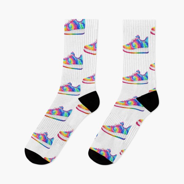 Item preview, Rainbow Tie-Dye Streetwear Sneaker designed and sold by jgvisualarts.