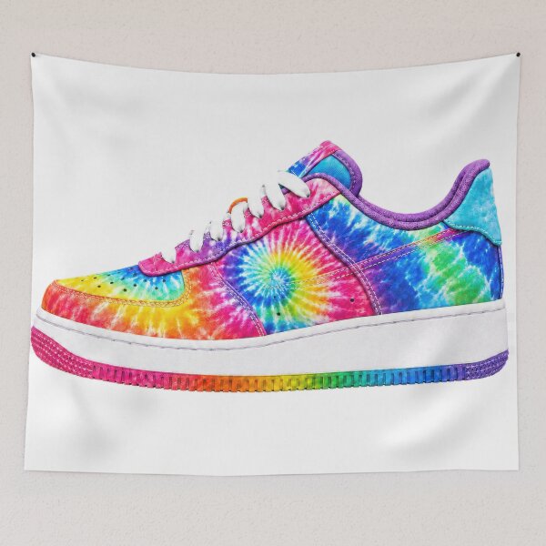 Item preview, Rainbow Tie-Dye Streetwear Sneaker designed and sold by jgvisualarts.