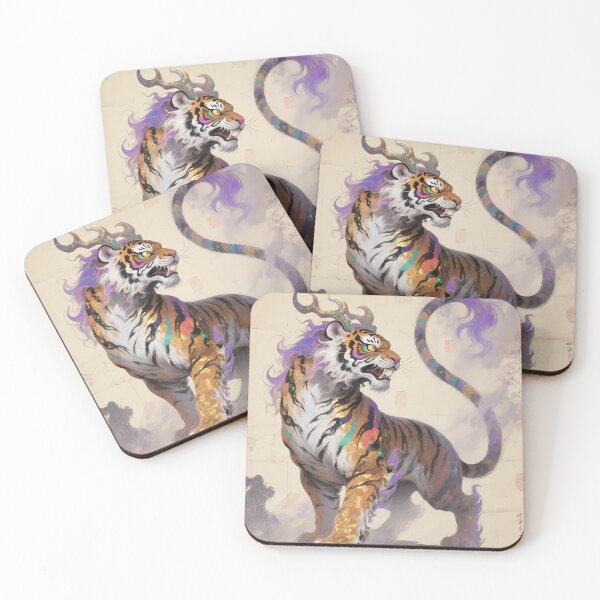 Item preview, The Celestial Leap: Zouwu Rainbow-Tail Ancient Art designed and sold by Studio Lumiére Zeit.