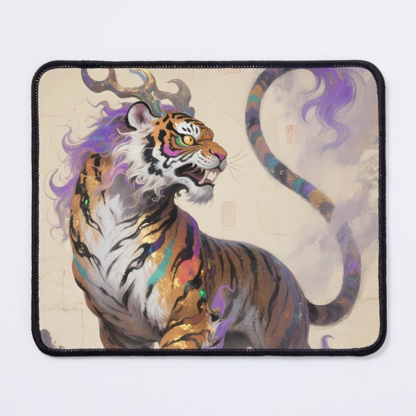 Item preview, The Celestial Leap: Zouwu Rainbow-Tail Ancient Art designed and sold by Studio Lumiére Zeit.
