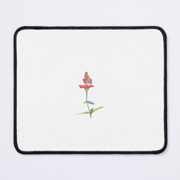 Item preview, Butterfly on a zinnia designed and sold by RaisingAWildling.