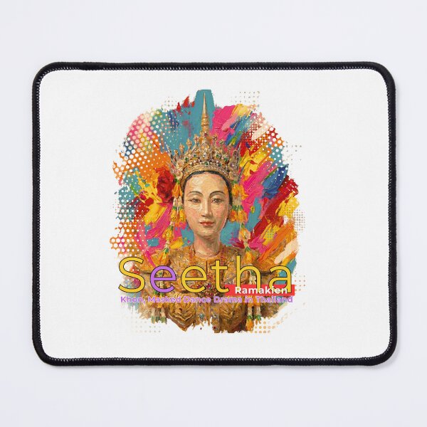 Item preview, Welcome Thailand Seetha Ramakien Art – Cute Thai Cultural Travel Graphic designed and sold by Beeform.