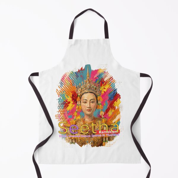 Item preview, Welcome Thailand Seetha Ramakien Art – Cute Thai Cultural Travel Graphic designed and sold by Beeform.
