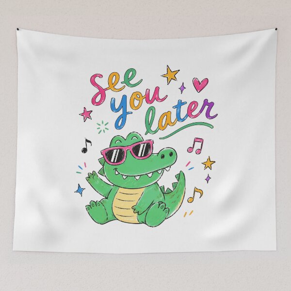 Item preview, See You Later Teacher Summer Alligator designed and sold by Randomera.