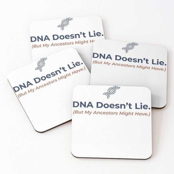 Item preview, DNA Doesn't Lie Ancestry Humor Genealogist designed and sold by JMDesignHub.
