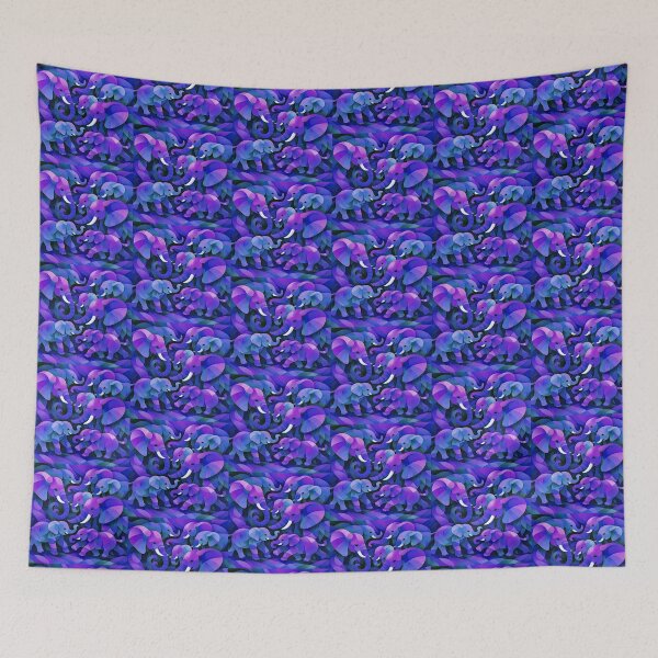 Item preview, Colorful Elephant Herd designed and sold by CarolM.