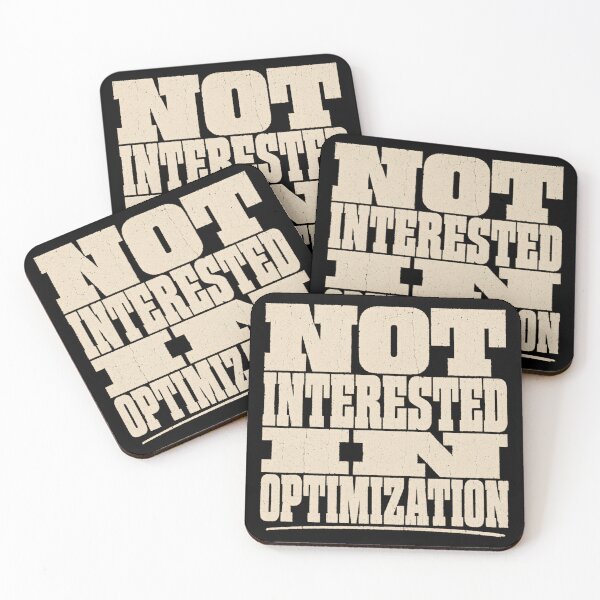Item preview, Not Interested In Optimization Retro Anti Hustle Streetwear Tee designed and sold by PhylonBoxx.