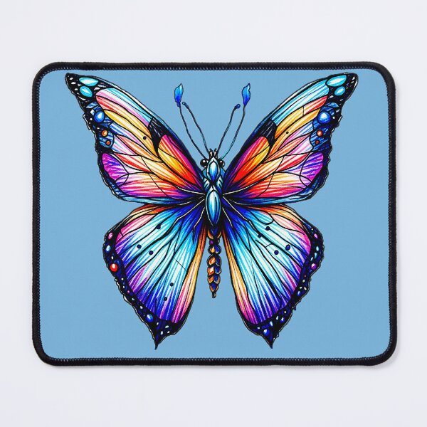 Item preview, Blue Butterfly Sketch designed and sold by ViaARTfactory.