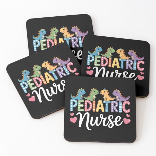 Item preview, Cute Dinosaur Pediatric Nurse Colorful Dino Medical Nurse Gift designed and sold by Zizo-DR44.