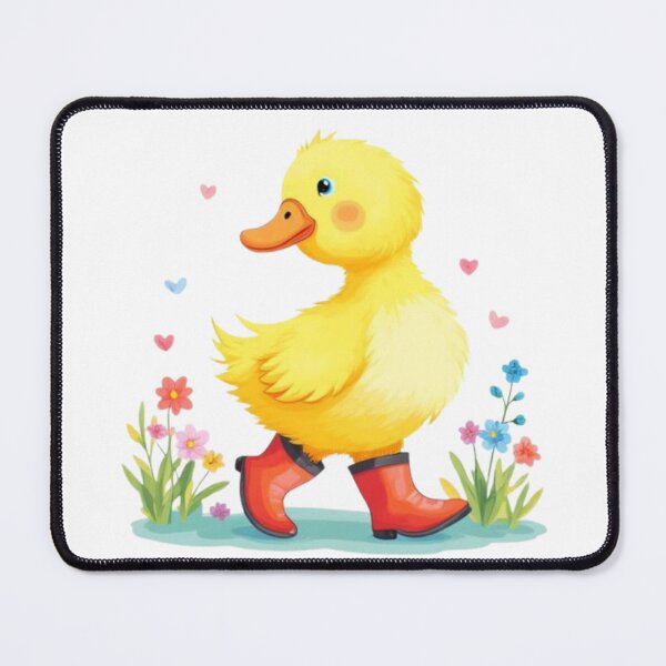 Item preview, Cute Duckling in Red Boots designed and sold by KrisGraphic45.
