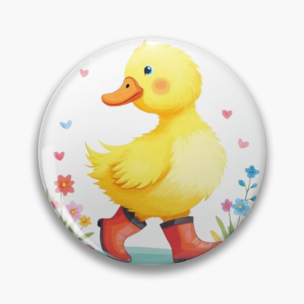 Item preview, Cute Duckling in Red Boots designed and sold by KrisGraphic45.