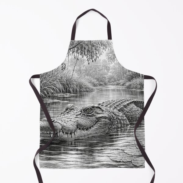 Item preview, Crocodile in the Wetland designed and sold by Pixel Junkies Studio.
