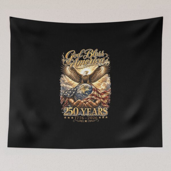 Item preview, God Bless America 250 Years 1776 2026 Christian 4th of July designed and sold by Schroedingerska.