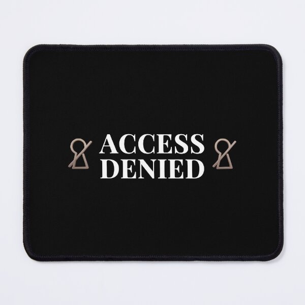 Item preview, Access Denied - Protect Your Peace Rose Gold Typography designed and sold by BoundaryCo.