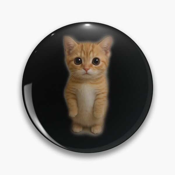 Item preview, Sad Kitten Meme Standing Cat  designed and sold by NqtshrtDesigns.