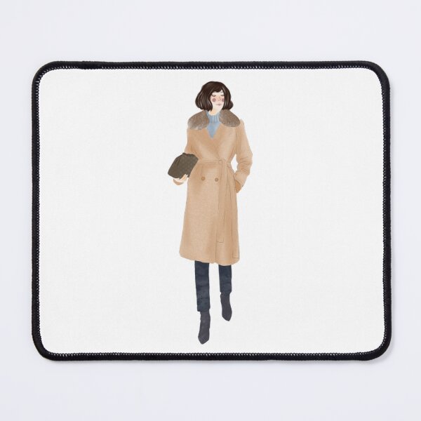 Item preview, Working Girl Elegant Winter Trench Coat Art designed and sold by theleftyworks.