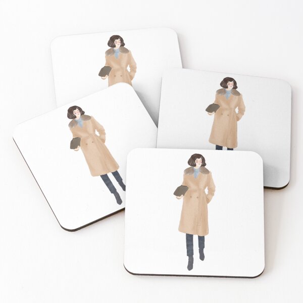 Item preview, Working Girl Elegant Winter Trench Coat Art designed and sold by theleftyworks.