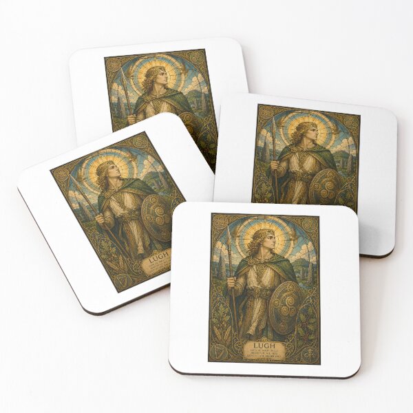 Item preview, Lugh | Celtic God of Light and Skill | Art Nouveau Print designed and sold by Urbantheseus.