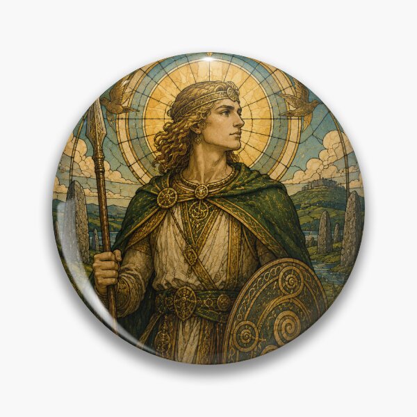 Item preview, Lugh | Celtic God of Light and Skill | Art Nouveau Print designed and sold by Urbantheseus.