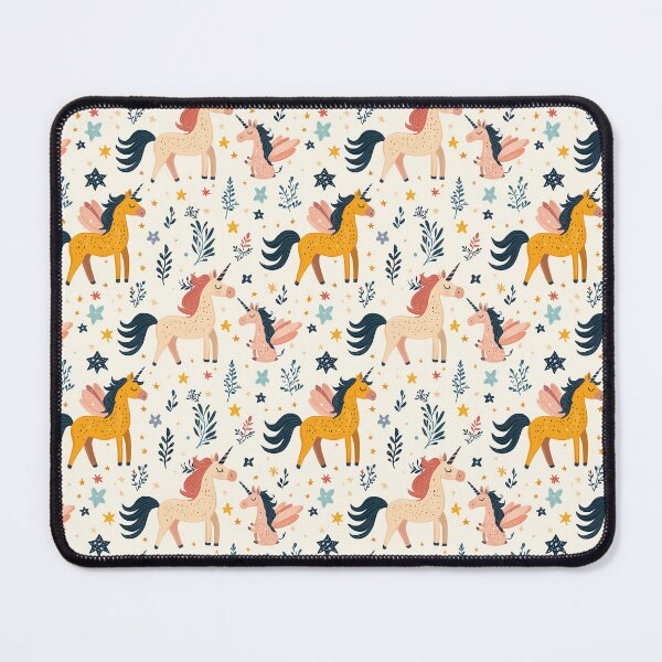 Item preview, Cute Whimsical Unicorn and Pegasus Nursery Pattern designed and sold by Athena2520.