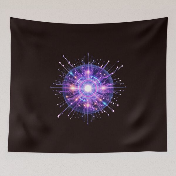 Item preview, Vintage retro-futuristic SCI-FI Design on deep space black. designed and sold by CodellCreations.