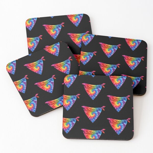 Item preview, Rainbow Spiral Tie-Dye Bandana designed and sold by jgvisualarts.