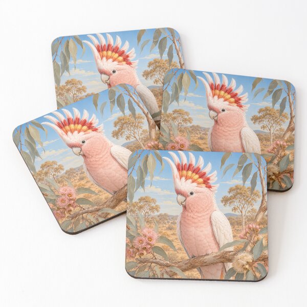 Item preview, Pink Cockatoo in Eucalyptus Bloom designed and sold by Pixel Junkies Studio.
