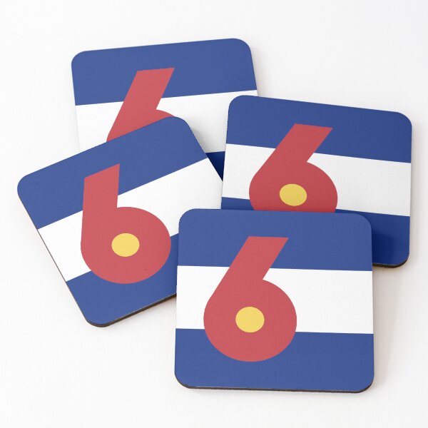 Item preview, Colorado Flag - Number 6 (Six) designed and sold by FlagFontCO.