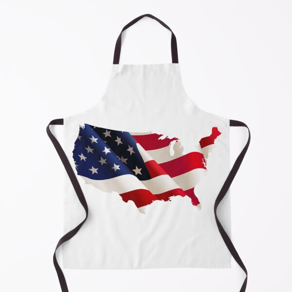 Item preview, Waving American Flag USA Map designed and sold by dcohea.