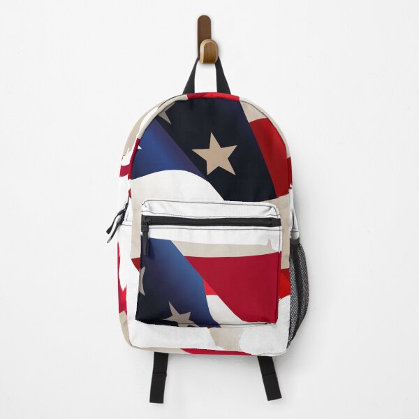 Item preview, Waving American Flag USA Map designed and sold by dcohea.