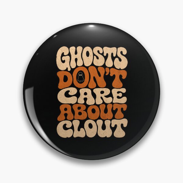 Item preview, Ghosts Dont Care About Clout Funny Retro Halloween Shirt designed and sold by PhylonBoxx.