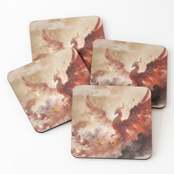 Item preview, The Celestial Grace: Fenghuang Imperial Stillness Art designed and sold by Studio Lumière Zeit.