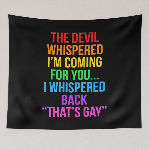 Item preview, The Devil Whispered I'm Coming For You. I Whispered Back designed and sold by Randomera.