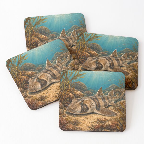 Item preview, Port Jackson Shark Beneath Sunlit Kelp designed and sold by Pixel Junkies Studio.