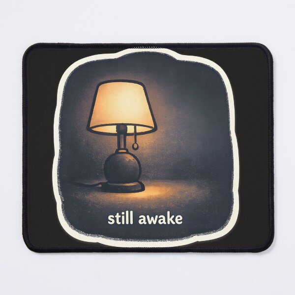 Item preview, Still Awake Indie Lamp Illustration designed and sold by Naviora.