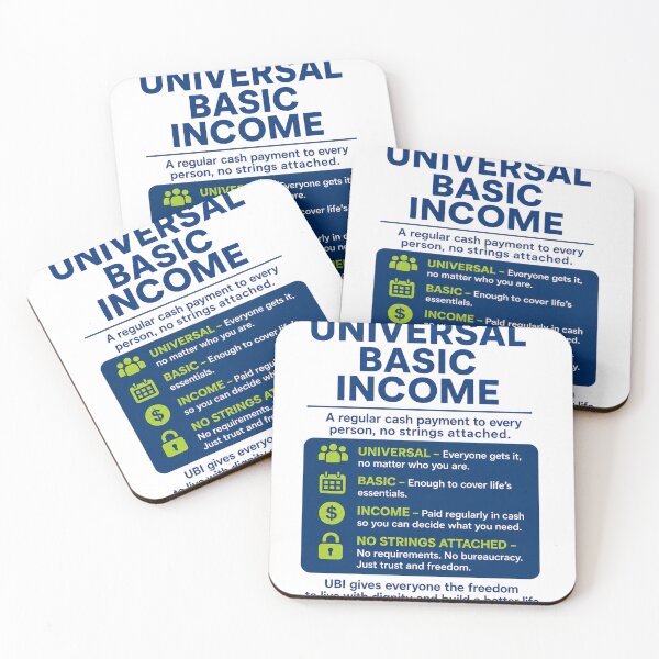 Item preview, Universal Basic Income Infographic designed and sold by SociProgress.