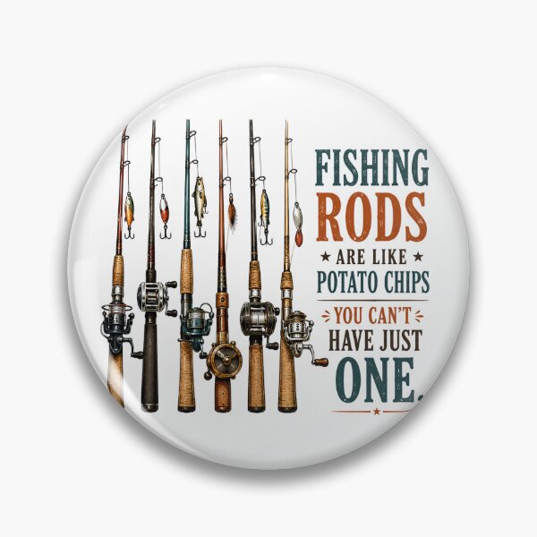 Item preview, Fishing Rods Potato Chips Quote Funny Angler designed and sold by chattsuede.