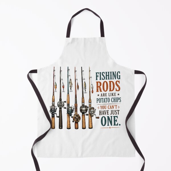 Item preview, Fishing Rods Potato Chips Quote Funny Angler designed and sold by chattsuede.