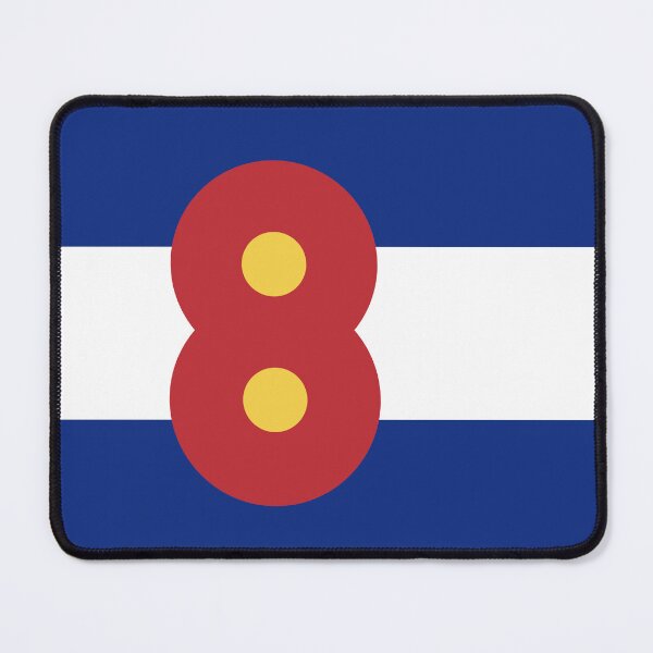 Item preview, Colorado Flag - Number 8 (Eight) designed and sold by FlagFontCO.