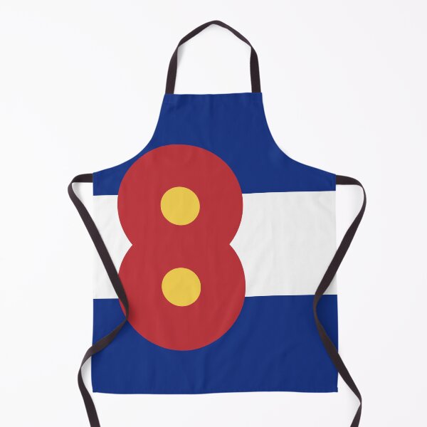 Item preview, Colorado Flag - Number 8 (Eight) designed and sold by FlagFontCO.