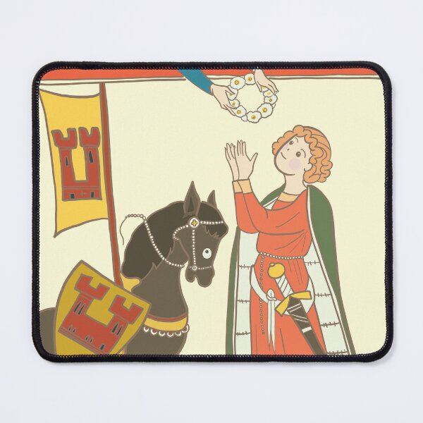 Item preview, Cute Medieval Courtly Love Scene Illustration designed and sold by MariOyama.