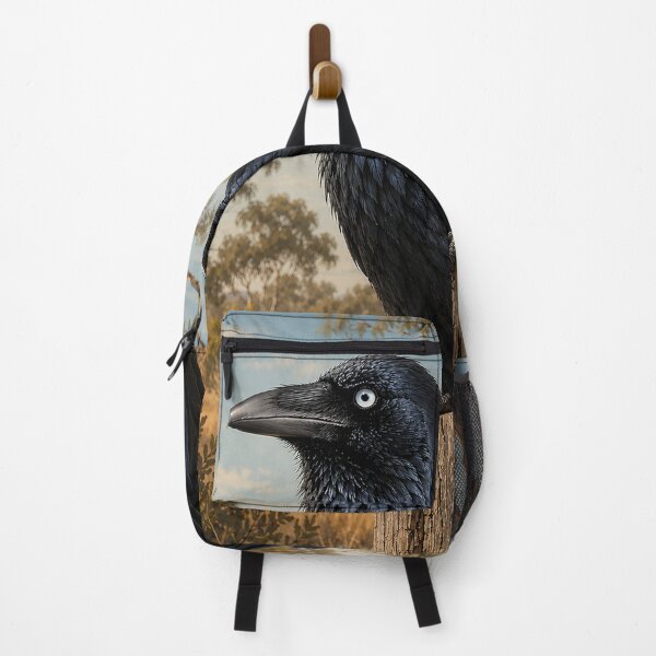 Item preview, Australian Raven on Bushland Post designed and sold by Pixel Junkies Studio.