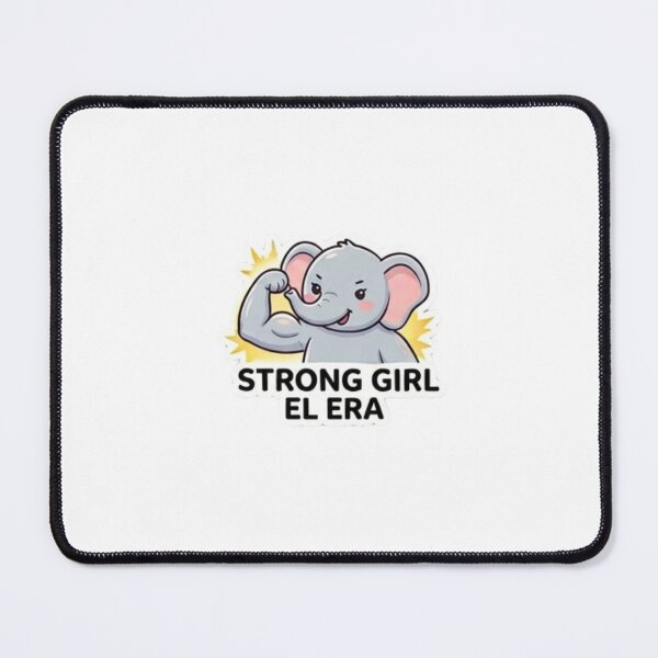 Item preview, Strong Girl Era Elephant Sticker designed and sold by JNewellness.