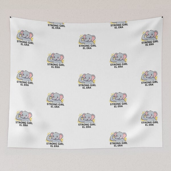 Item preview, Strong Girl Era Elephant Sticker designed and sold by JNewellness.
