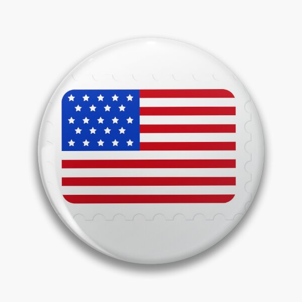 Item preview, Patriotic 2D American Flag Stamp designed and sold by dcohea.