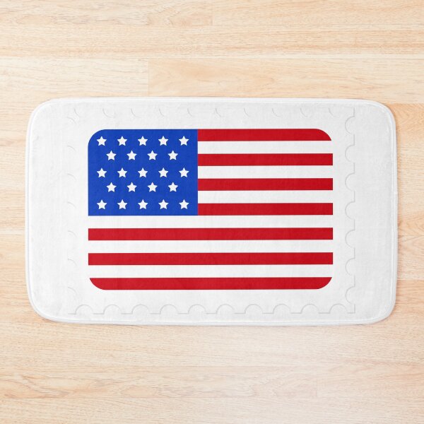Item preview, Patriotic 2D American Flag Stamp designed and sold by dcohea.