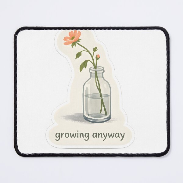 Item preview, Growing Anyway Minimal Flower Design designed and sold by Naviora.