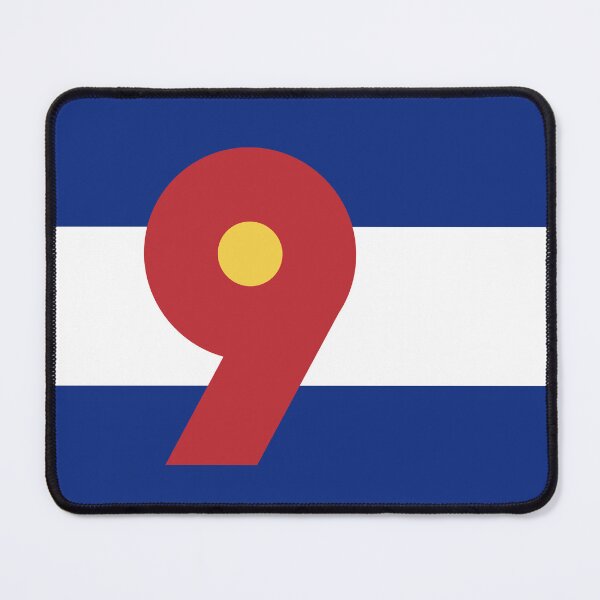 Item preview, Colorado Flag - Number 9 (Nine) designed and sold by FlagFontCO.